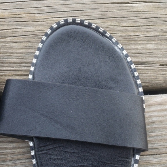 Size 8 LAST🔥 Black Sandals with Mini Studs - Picture 5 of 7